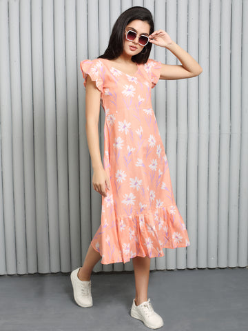 Daisy Delight Midi Dress